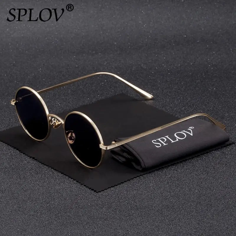 Vintage Men Sunglasses Women Retro Punk Style round Metal Frame Colorful Lens Sun Glasses Fashion Eyewear Gafas Sol Mujer
