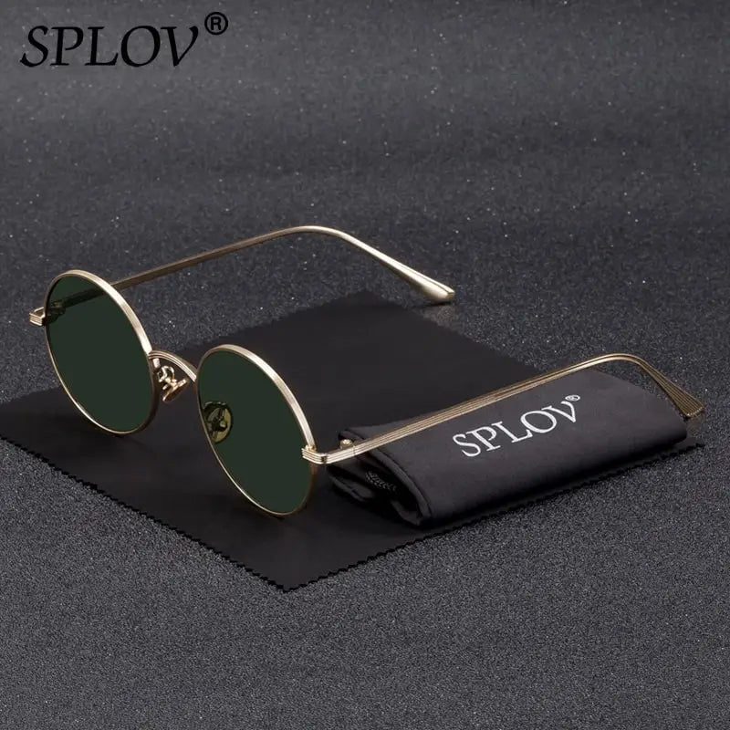 Vintage Men Sunglasses Women Retro Punk Style round Metal Frame Colorful Lens Sun Glasses Fashion Eyewear Gafas Sol Mujer